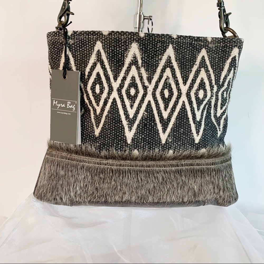 Myra Bag Azure Printed Shoulder Multi